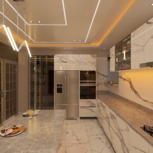 Cuisine Design Full marbre by Yoro Furniture